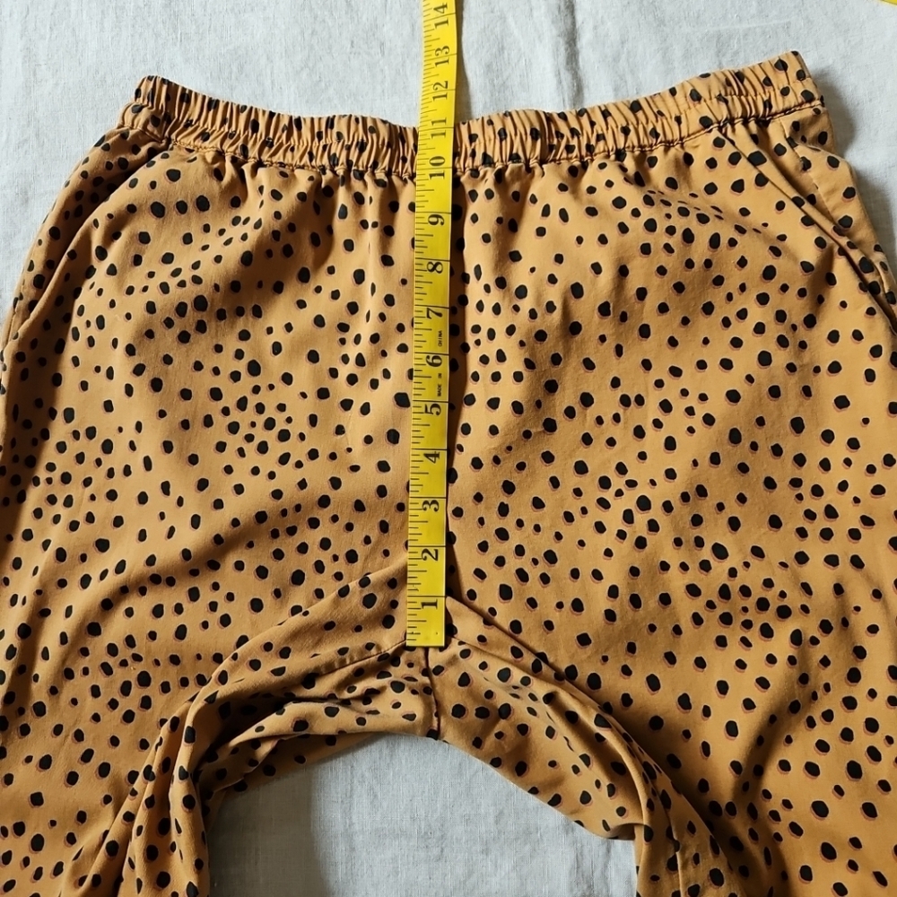 Marine Layer Allison Cheetah Print Pull On Pants Ankle Length With Pockets Large - Picture 5 of 16